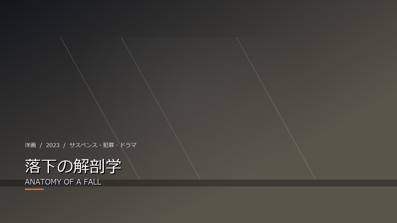 落下の解剖学（2023年）