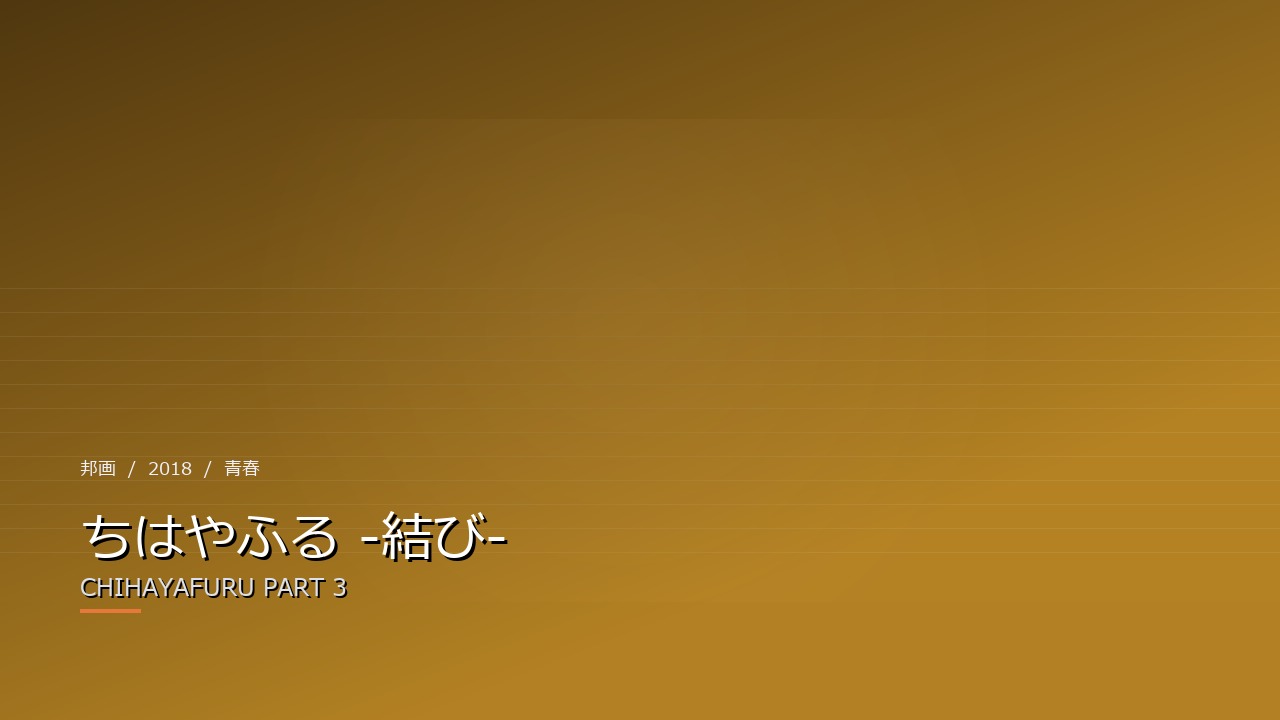 ちはやふる -結び-（2018年・邦画）のイメージ