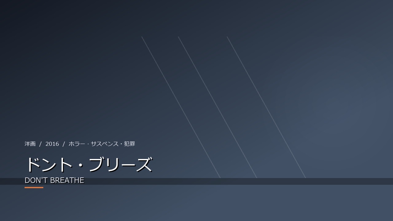 ドント・ブリーズ(2016年・洋画)のイメージ