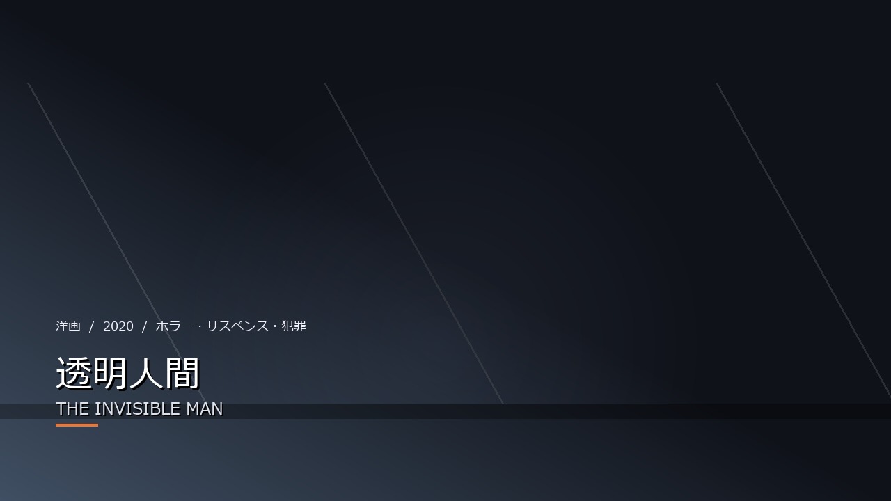 透明人間（2020年・洋画）のイメージ