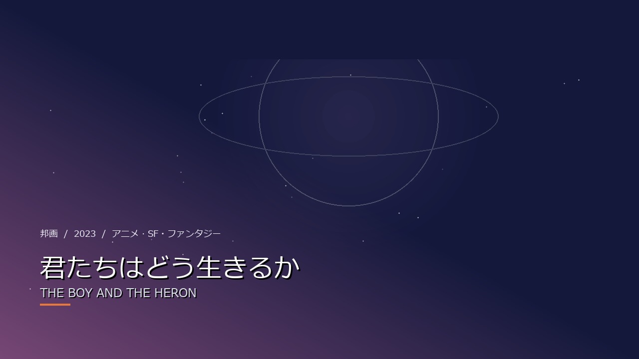 君たちはどう生きるか(2023年)