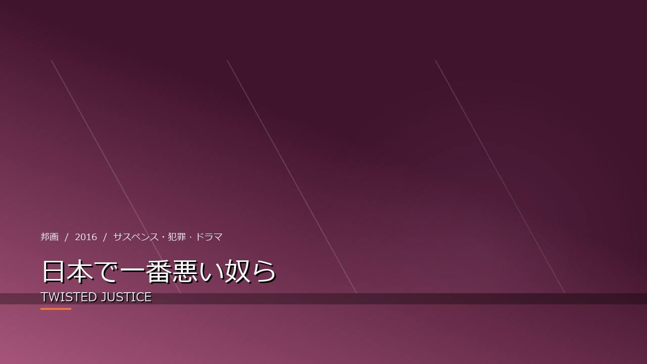 日本で一番悪い奴ら（2016年・邦画）のイメージ