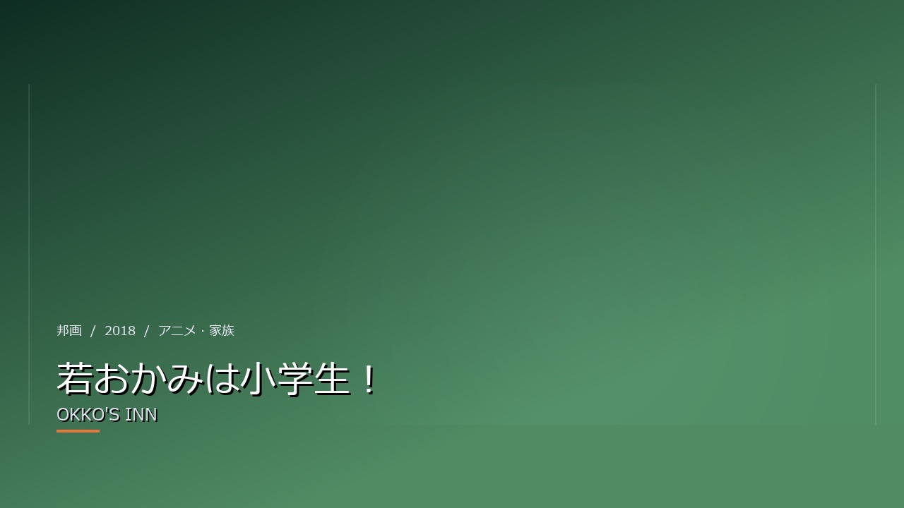 若おかみは小学生!(2018年・邦画)のイメージ